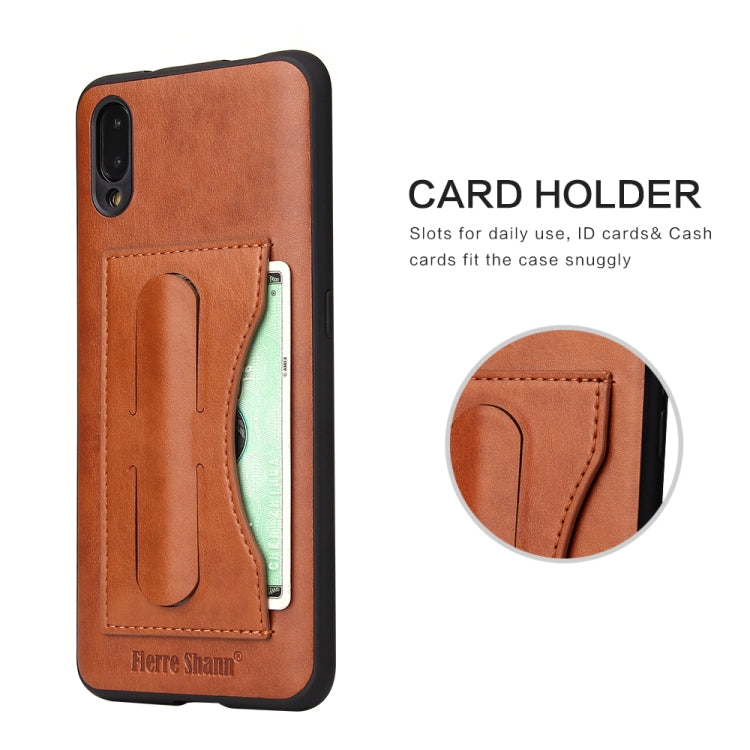 Fierre Shann Full Coverage Protective Leather Case for vivo NEX, with Holder & Card Slot