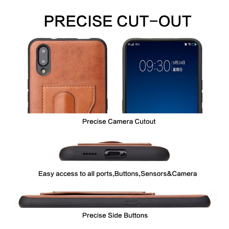 Fierre Shann Full Coverage Protective Leather Case for vivo NEX, with Holder & Card Slot