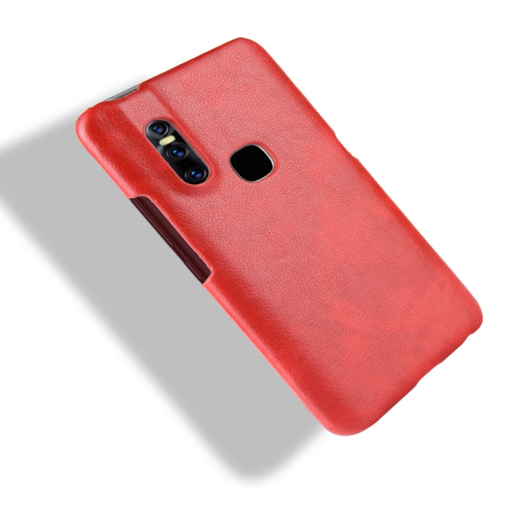 Shockproof Litchi Texture PC + PU Case for Vivo V15