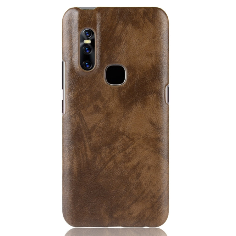 Shockproof Litchi Texture PC + PU Case for Vivo V15