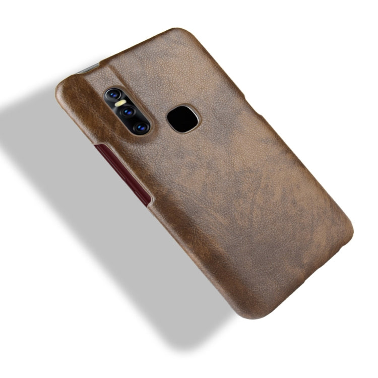 Shockproof Litchi Texture PC + PU Case for Vivo V15