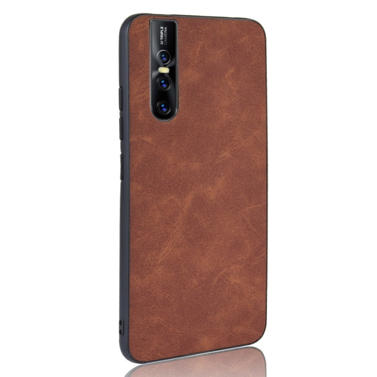 Shockproof Sheep Skin PC + PU + TPU Case for Vivo V15 Pro