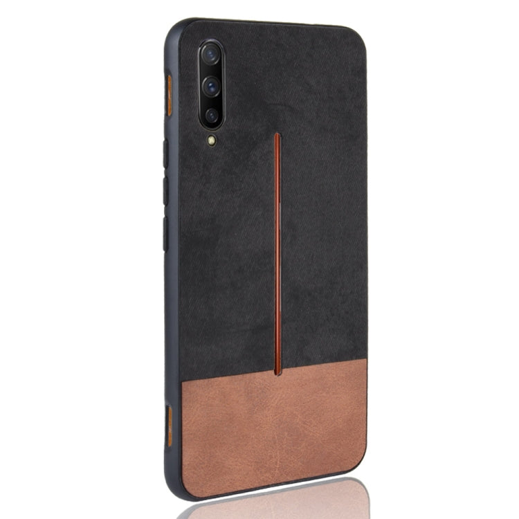 Shockproof Color Matching Denim PC + PU + TPU Case for Vivo iQOO
