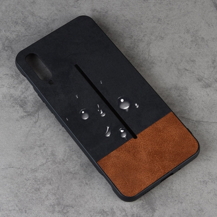 Shockproof Color Matching Denim PC + PU + TPU Case for Vivo iQOO