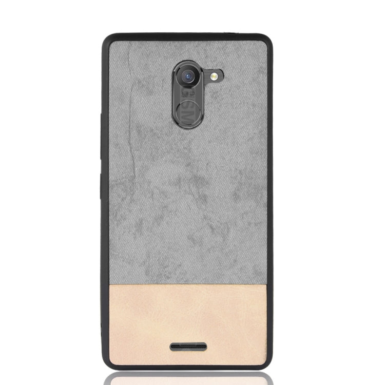 Shockproof Color Matching Denim PU + TPU Case for Tecno HOT 4 X557