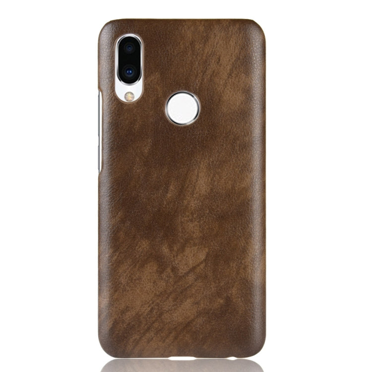 Shockproof Litchi Texture PC + PU Case for Meizu Note 9