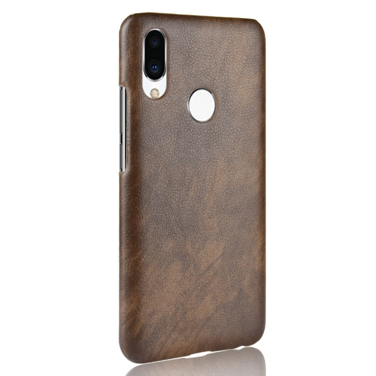 Shockproof Litchi Texture PC + PU Case for Meizu Note 9