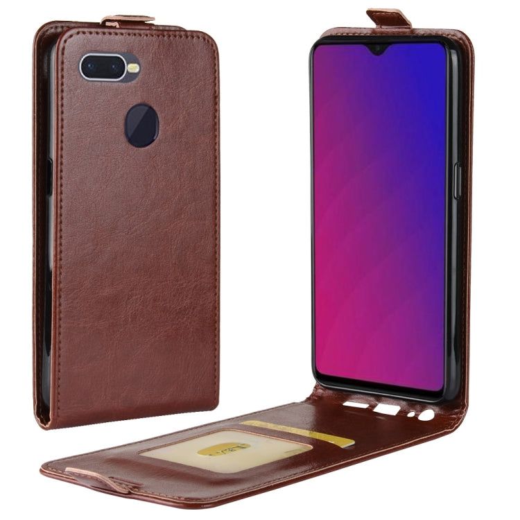 Business Style Vertical Flip Leather Protective Back Cover Case for OPPO F9 (F9 Pro) / OPPO A7x