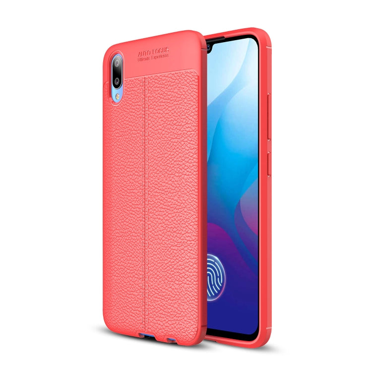 Litchi Texture TPU Shockproof Case for Vivo V11 (V11 Pro)