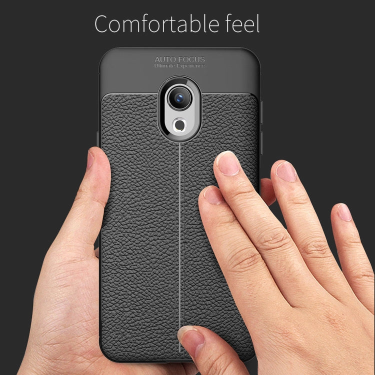 Litchi Texture TPU Protective Case for Meizu M15 & 15 Lite