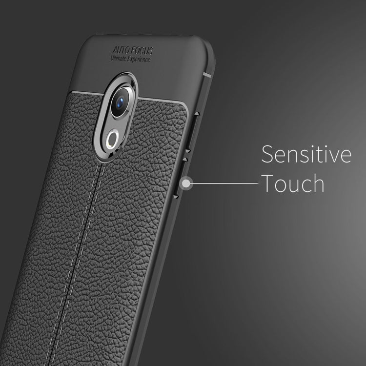 Litchi Texture TPU Protective Case for Meizu M15 & 15 Lite