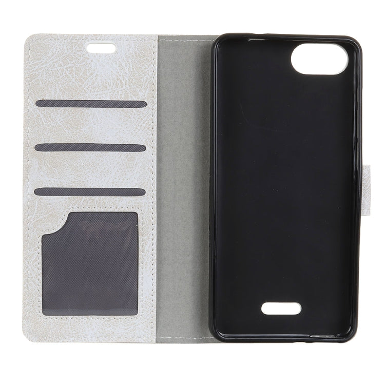 For Wiko Tommy 3 Retro Crazy Horse Texture Horizontal Flip Leather Case with Holder & Card Slots & Wallet & Photo & Environmental PU