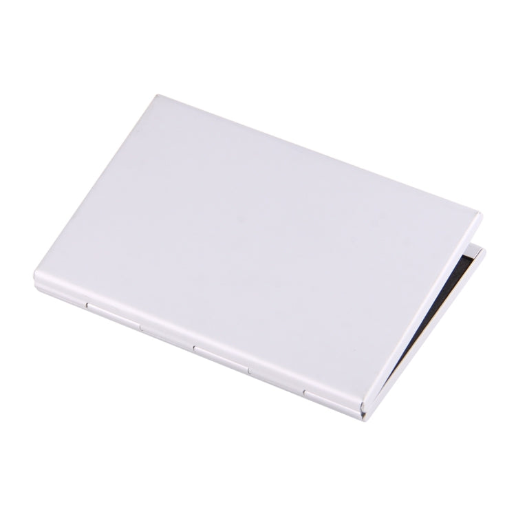 11 in 1 Memory Card Aluminum Alloy Protective Case Box for 4 SD + 10 Mini SD Cards(Silver)
