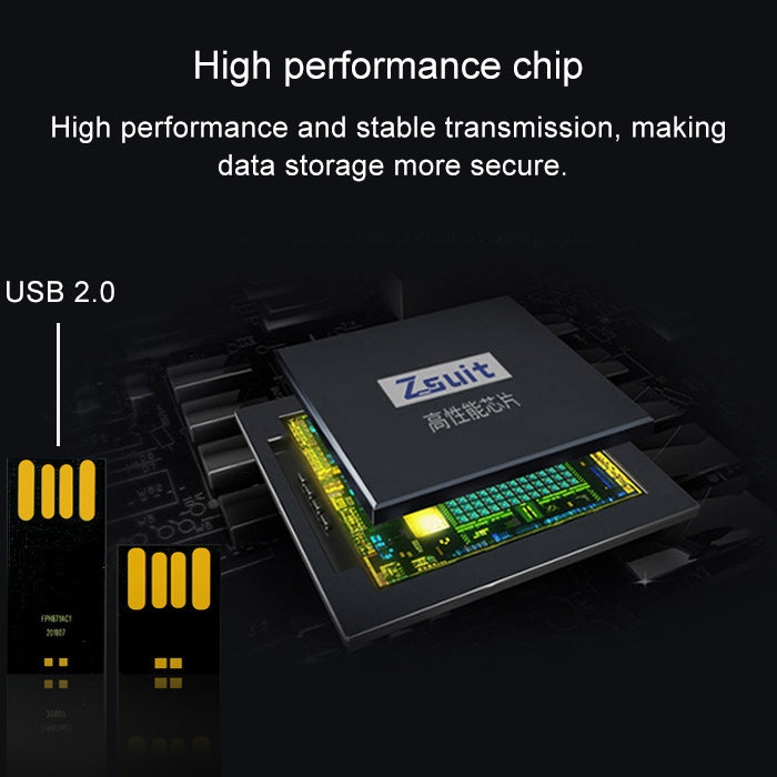 Zsuit 32GB USB 2.0 Mini Metal Ring Shape USB Flash Disk