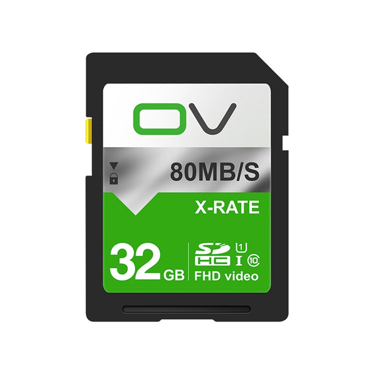 OV 32GB 10/80 W/R High Speed Class10 FHD Video SD Card