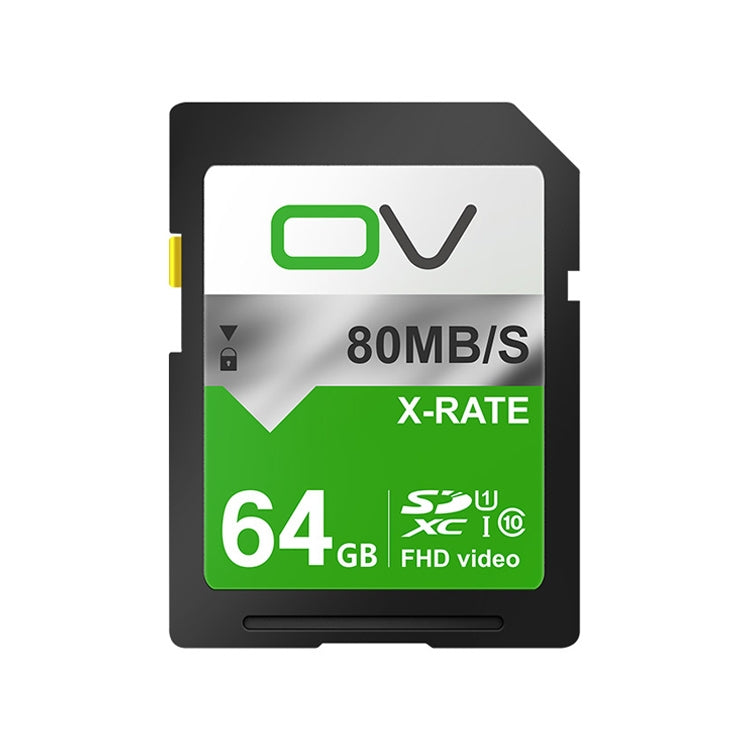 OV 64GB 10/80 W/R High Speed Class10 FHD Video SD Card