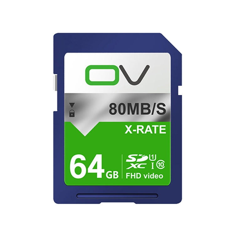 OV 64GB 10/80 W/R High Speed Class10 FHD Video SD Card