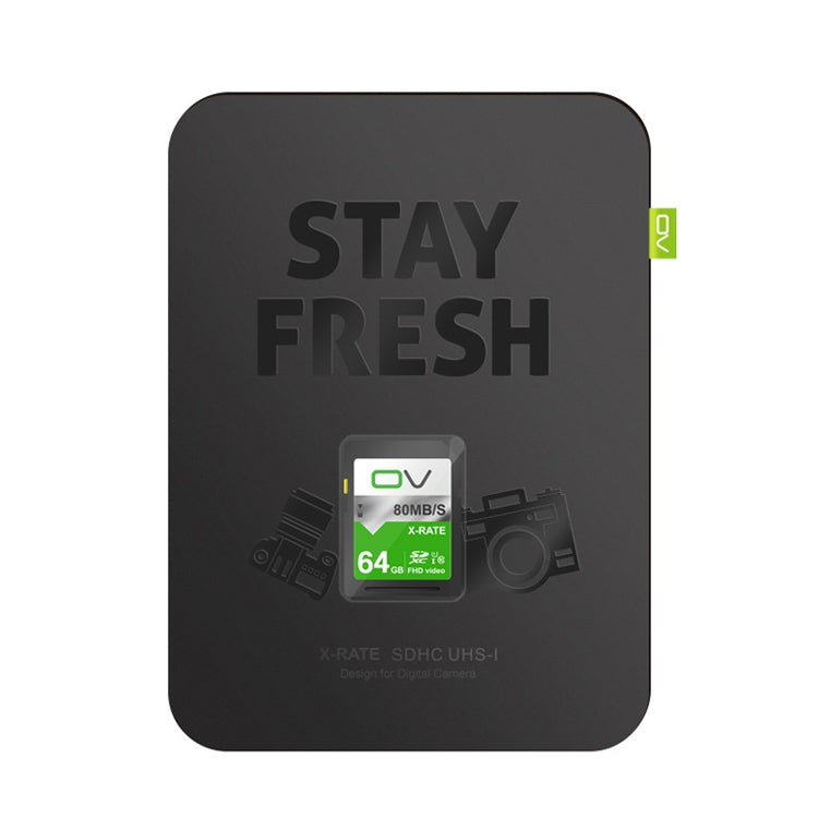 OV 64GB 10/80 W/R High Speed Class10 FHD Video SD Card