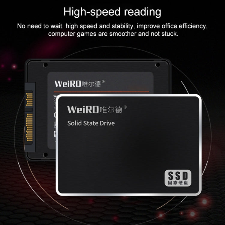 WEIRD S500 512GB 2.5 inch SATA3.0 Solid State Drive for Laptop, Desktop