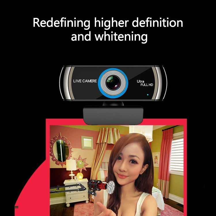 ONTOP UHD-920U 1080P Live Broadcast HD Desktop WebCam with Microphone