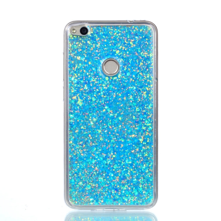 For Huawei P8 Lite (2017) Glitter Powder Soft TPU Protective Case