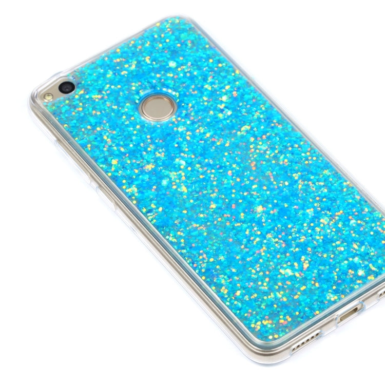 For Huawei P8 Lite (2017) Glitter Powder Soft TPU Protective Case