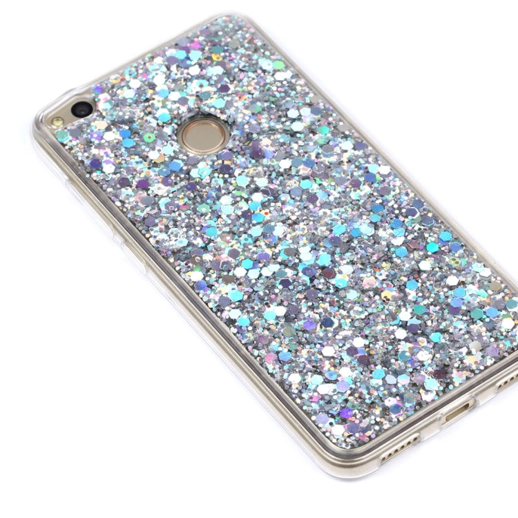 For Huawei P8 Lite (2017) Glitter Powder Soft TPU Protective Case
