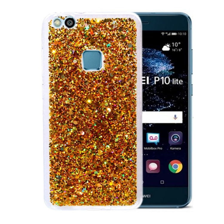 For Huawei P10 Lite Glitter Powder Soft TPU Protective Case