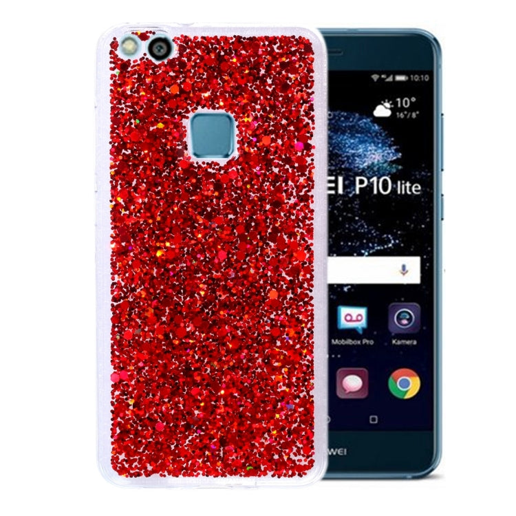 For Huawei P10 Lite Glitter Powder Soft TPU Protective Case