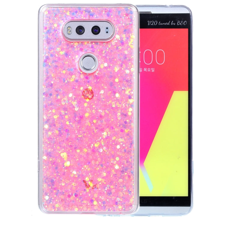For LG V20 Glitter Powder Soft TPU Protective Case