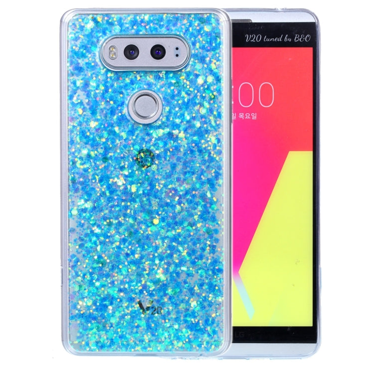 For LG V20 Glitter Powder Soft TPU Protective Case