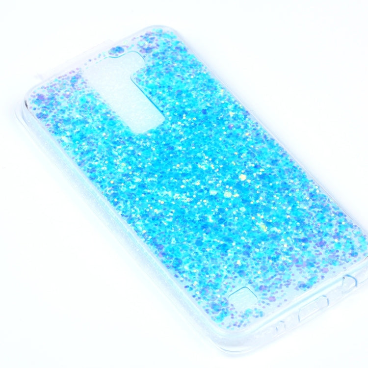 For LG K7 Glitter Powder Soft TPU Protective Case