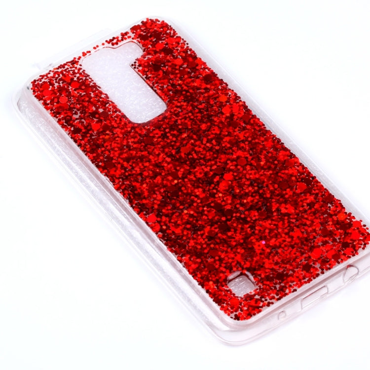 For LG K7 Glitter Powder Soft TPU Protective Case