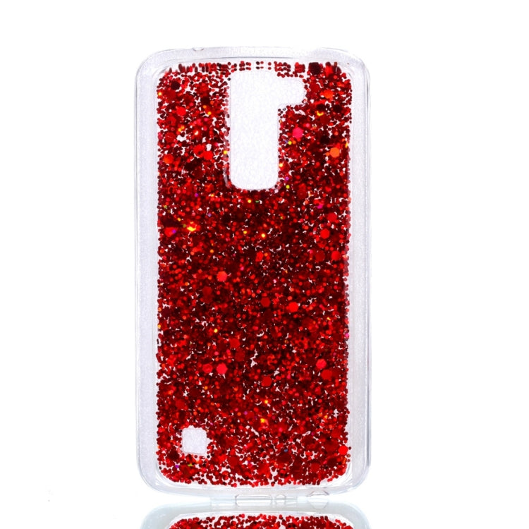 For LG K10 Glitter Powder Soft TPU Protective Case