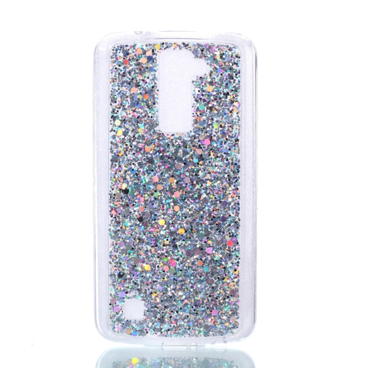 For LG K10 Glitter Powder Soft TPU Protective Case