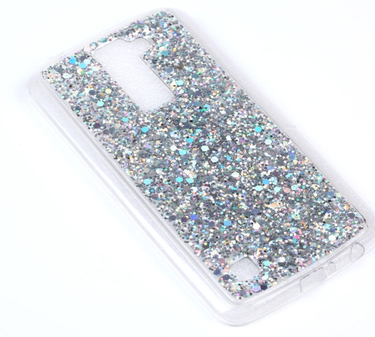 For LG K10 Glitter Powder Soft TPU Protective Case
