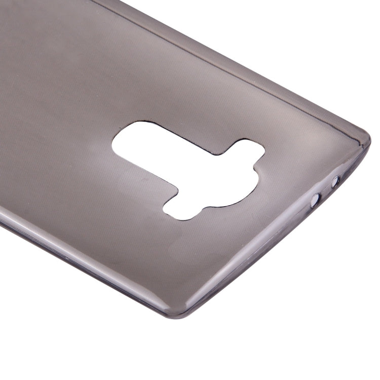 For LG G4 0.75mm Ultra-thin Transparent TPU Protective Case(Grey)