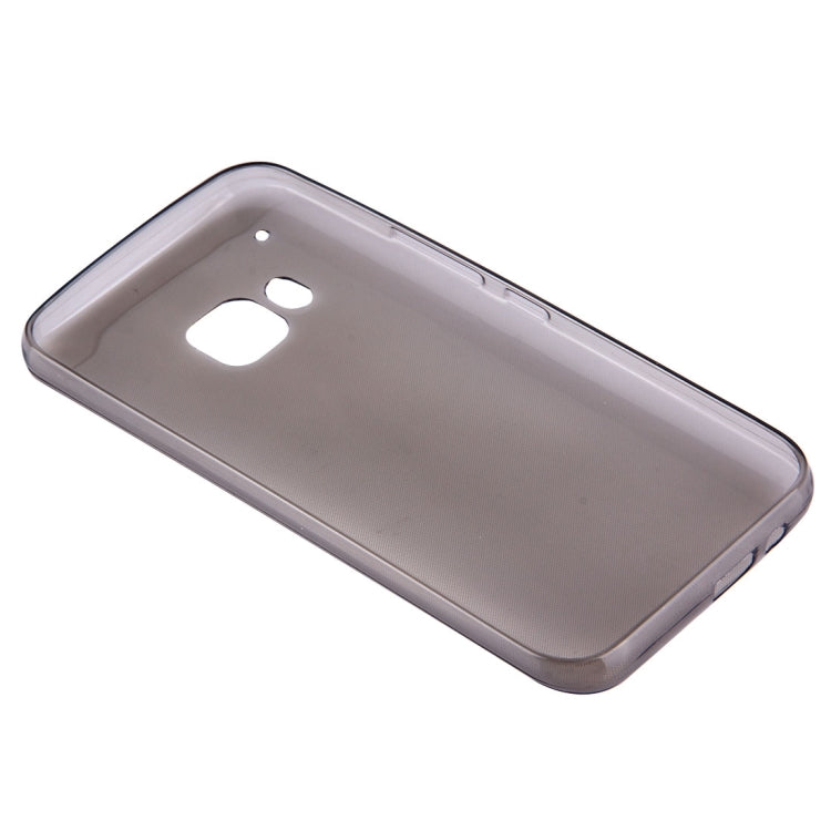 For HTC One M9 0.75mm Ultra-thin Transparent TPU Protective Case(Grey)