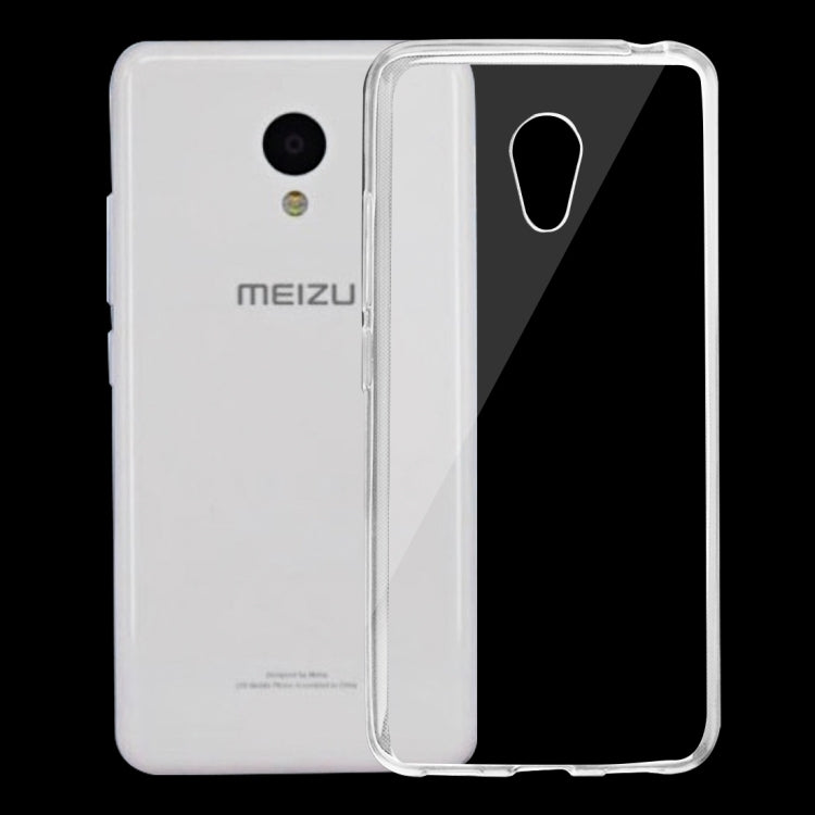 For Meizu Meilan 3 0.75mm Ultra-thin Transparent TPU Protective Case(Transparent)