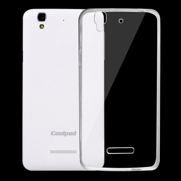 For Coolpad Dazen F2 / 8675 0.75mm Ultra-thin Transparent TPU Protective Case(Transparent)