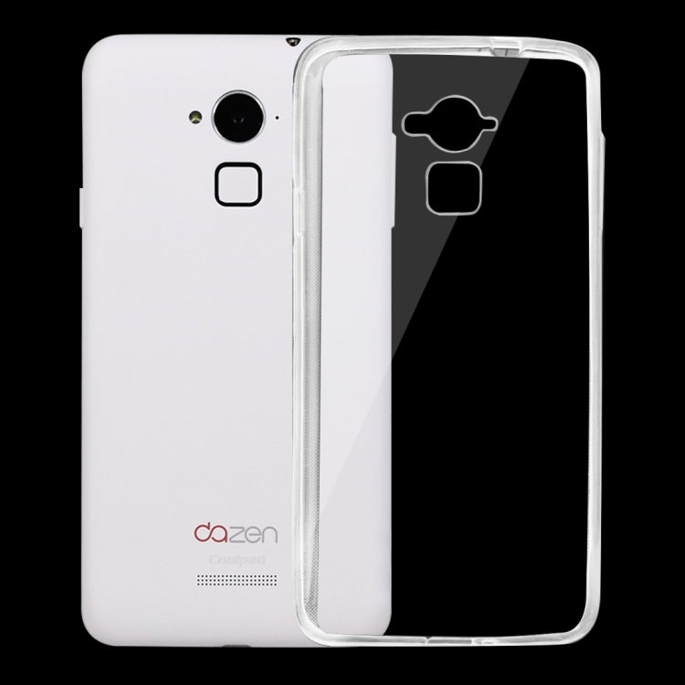For Coolpad Dazen Note 3 0.75mm Ultra-thin Transparent TPU Protective Case(Transparent)