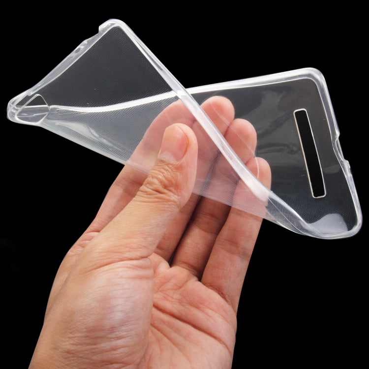 For Xiaomi Mi 4c / 4i 0.75mm Ultra-thin Transparent TPU Protective Case(Transparent)