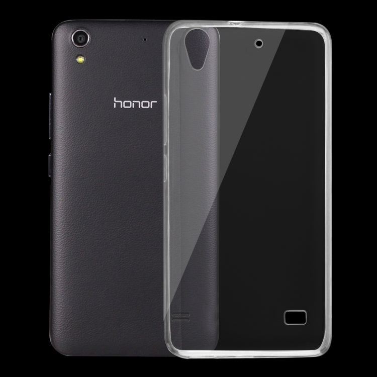 For Huawei Honor 4 Play 0.75mm Ultra-thin Transparent TPU Protective Case(Transparent)