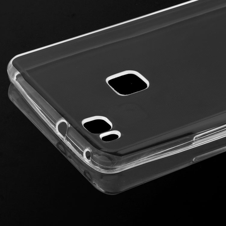 For Huawei P9 Lite 0.75mm Ultra-thin Transparent TPU Protective Case(Transparent)