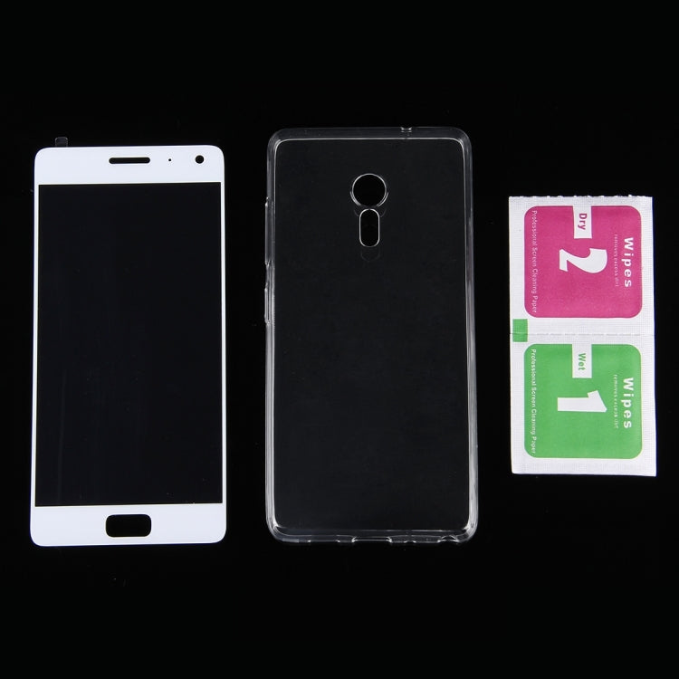 2 in 1 for Lenovo ZUK Z2 Pro (MPH0362) Transparent Soft TPU Protective Case + 0.26mm 9H Surface Hardness Explosion-proof Tempered Glass Screen Film