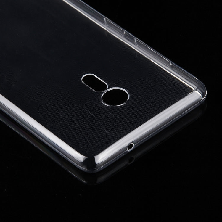 2 in 1 for Lenovo ZUK Z2 Pro (MPH0362) Transparent Soft TPU Protective Case + 0.26mm 9H Surface Hardness Explosion-proof Tempered Glass Screen Film