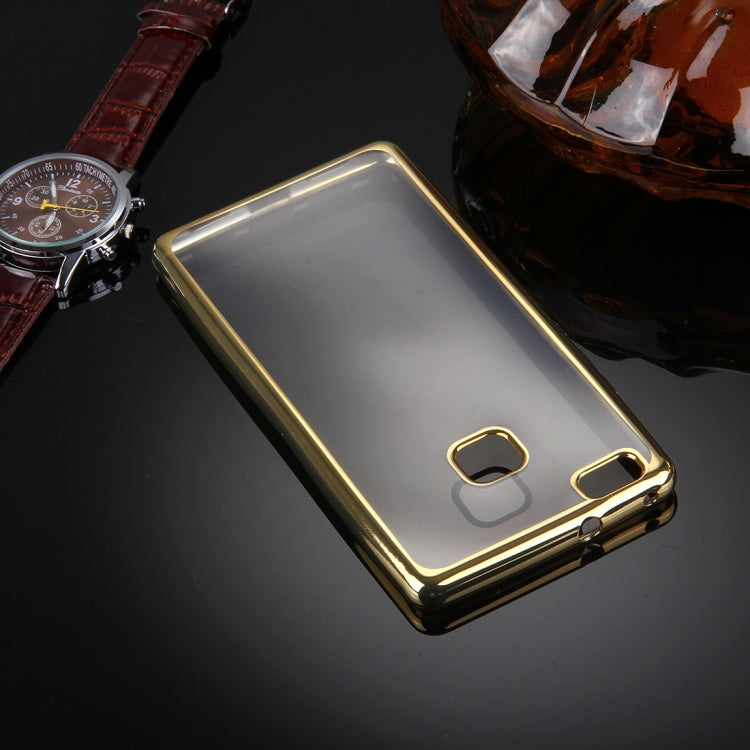 For Huawei P9 Lite Electroplating Soft TPU Protective Cover Case