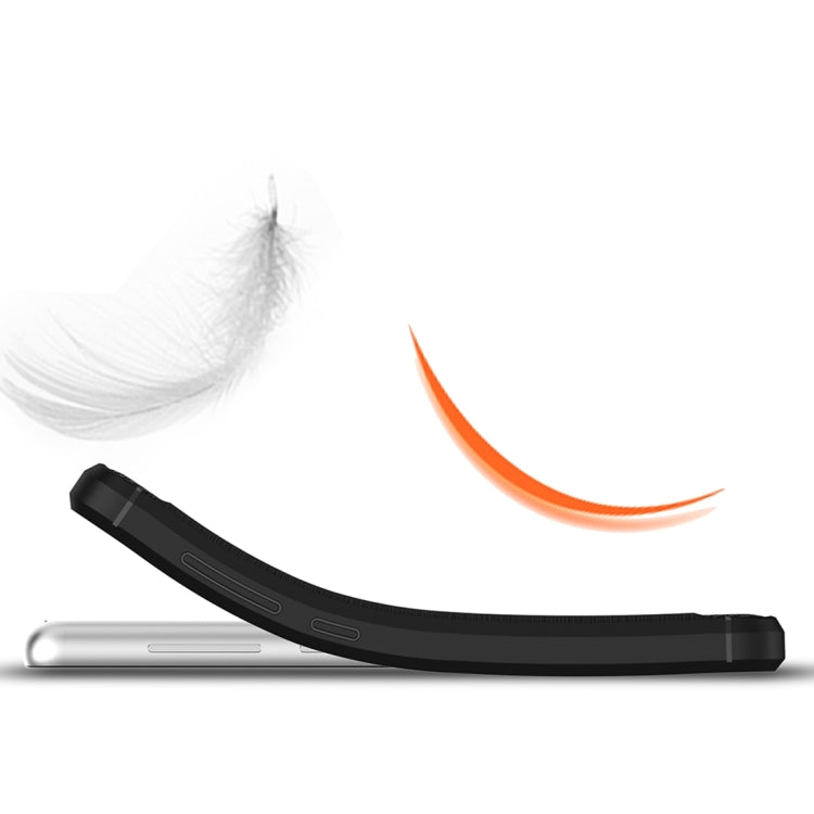 For Xiaomi Redmi 3S Brushed Texture Carbon Fiber TPU Protective Case