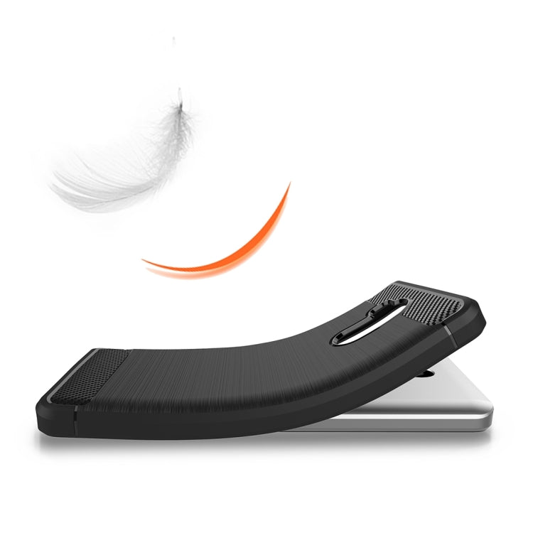 For Xiaomi Redmi 4 Prime / Pro Brushed Texture Carbon Fiber TPU Protective Case