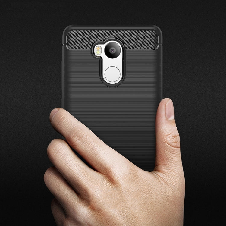 For Xiaomi Redmi 4 Prime / Pro Brushed Texture Carbon Fiber TPU Protective Case